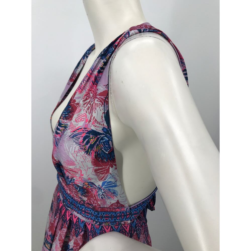 Free People Purple Combo Daydreamin Halter Mini Dress M - Picture 10 of 13